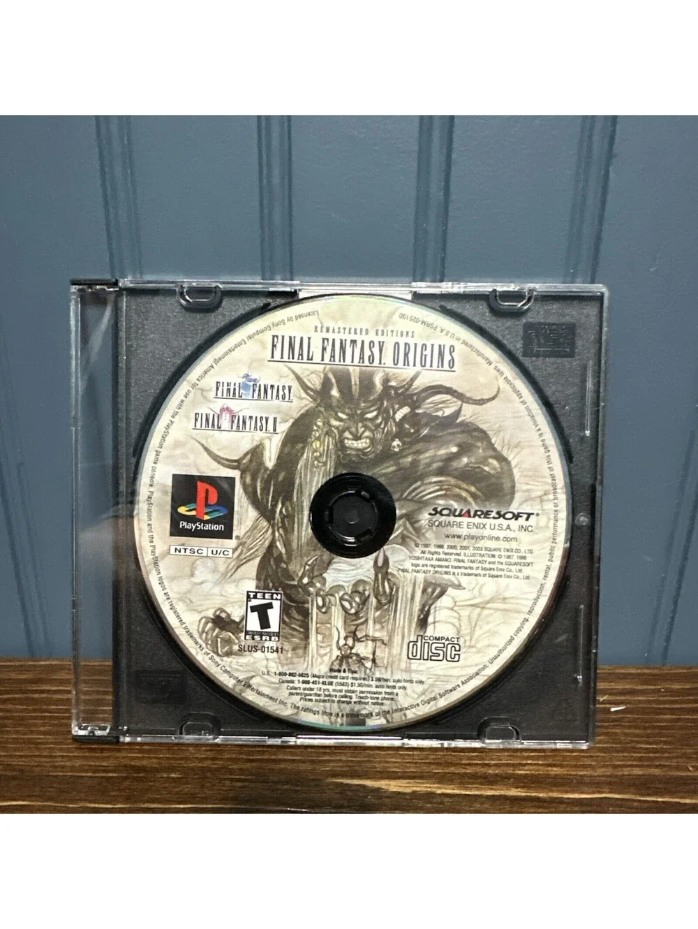 Final Fantasy Origins (Sony PlayStation 1, 2003) PS1 PSOne PSX 2 3 Black Label